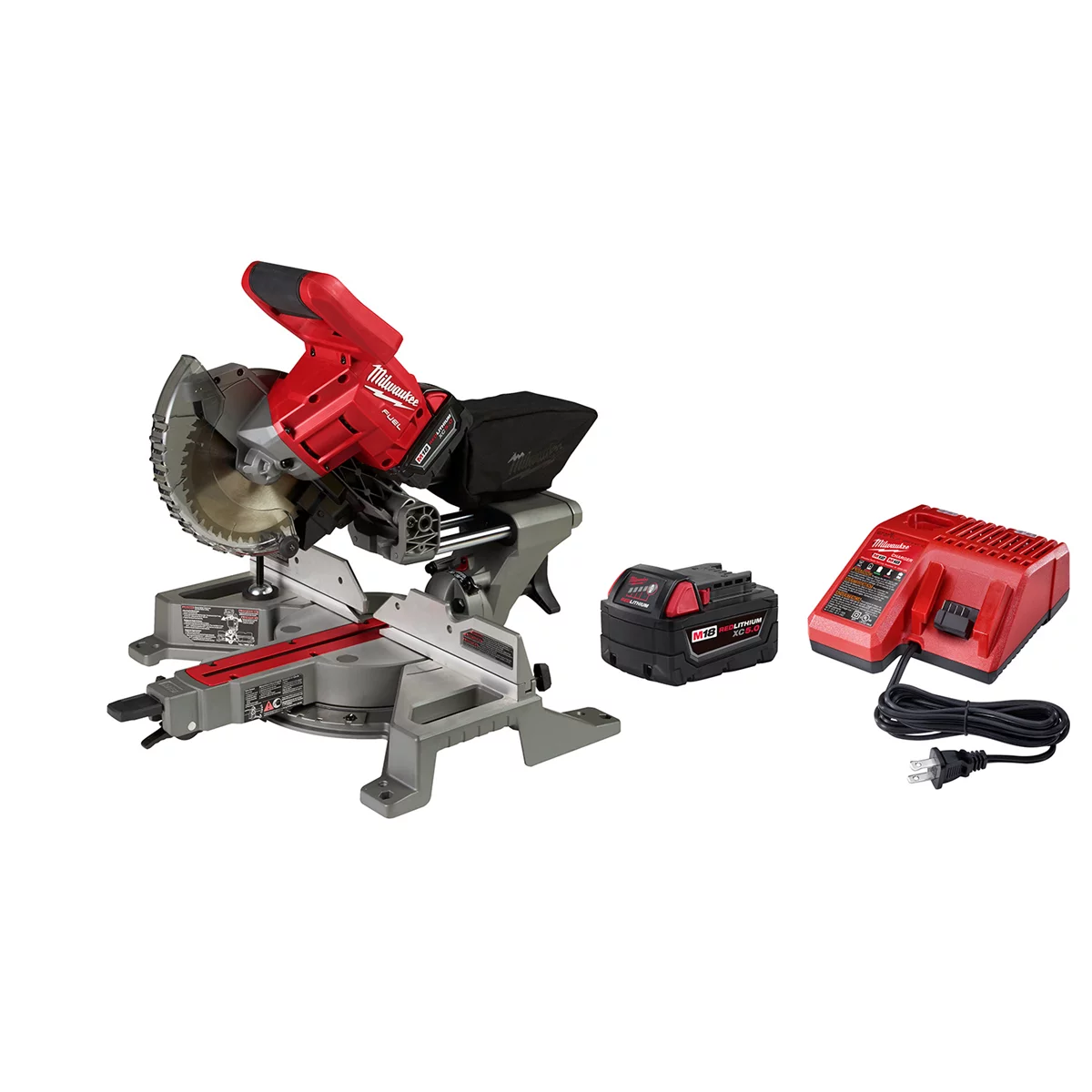 M18 FUEL 7-1/4" Dual Bevel Sliding Compound Miter Saw Kit