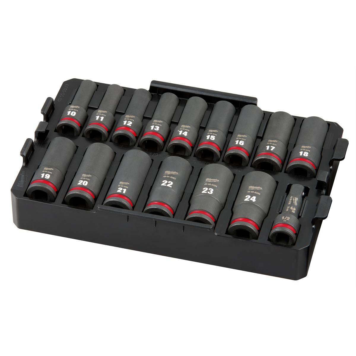 Milwaukee SHOCKWAVE Impact Duty 1/2" Drive 16pc Metric Set