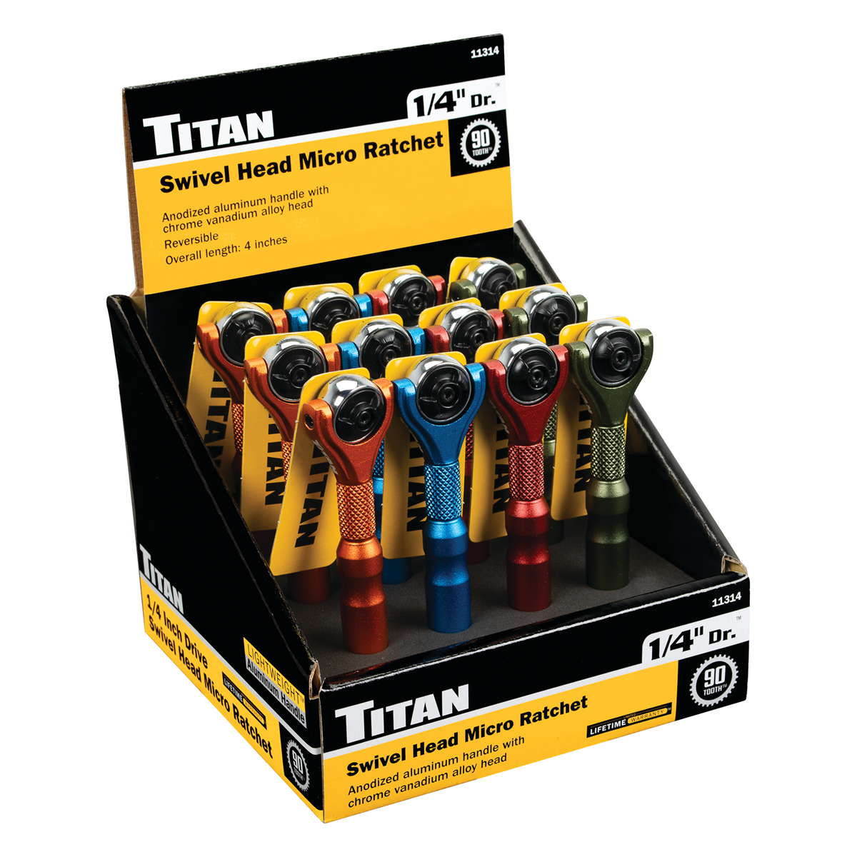 1/4 in. Drive Micro Ratchet Counter Display