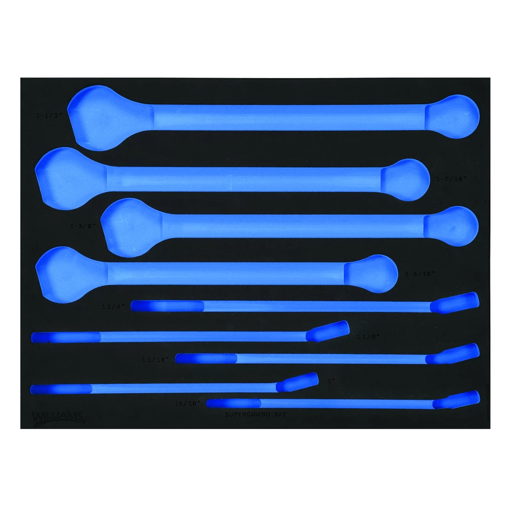 (image for) 2/3 Foam Drawer Inset Only for 9 pc SAE 12-Point SUPERCOMBO(R) C