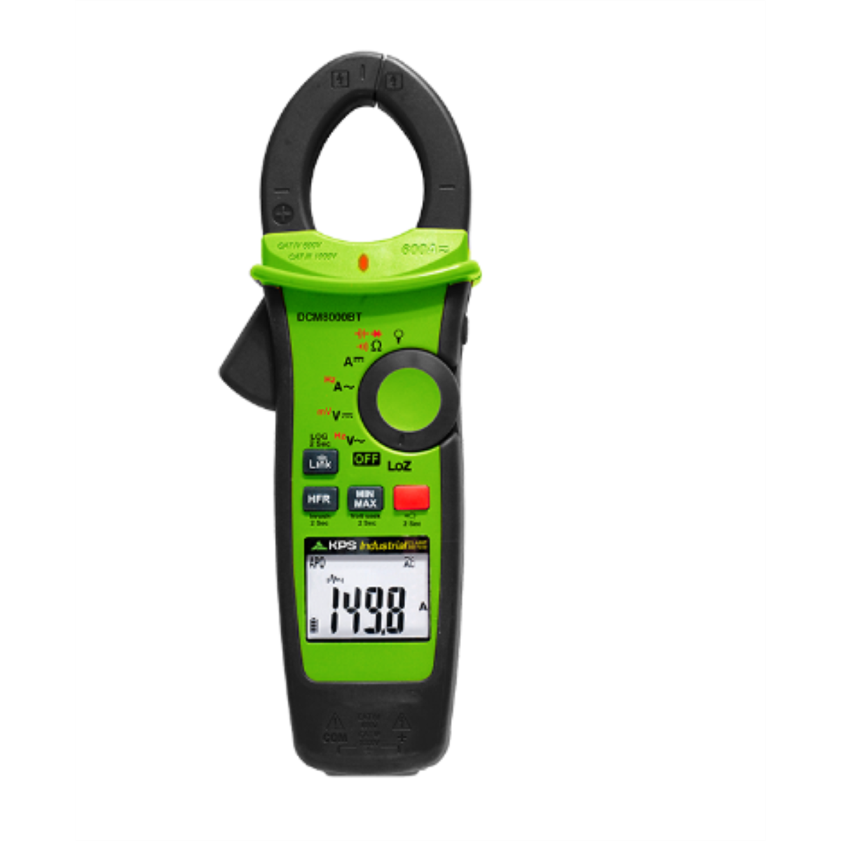 KPS DCM8000BT True RMS AC/DC Clamp Meter with Work Light