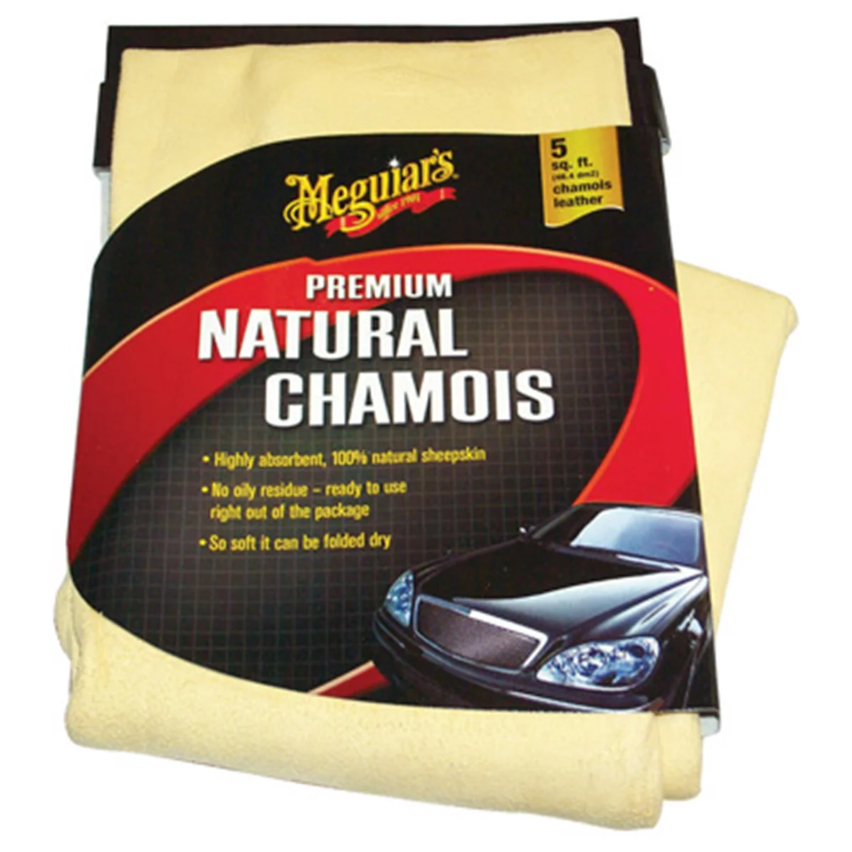 (image for) CHAMOIS SUPER THICK NATURAL 5.0 SQ FT