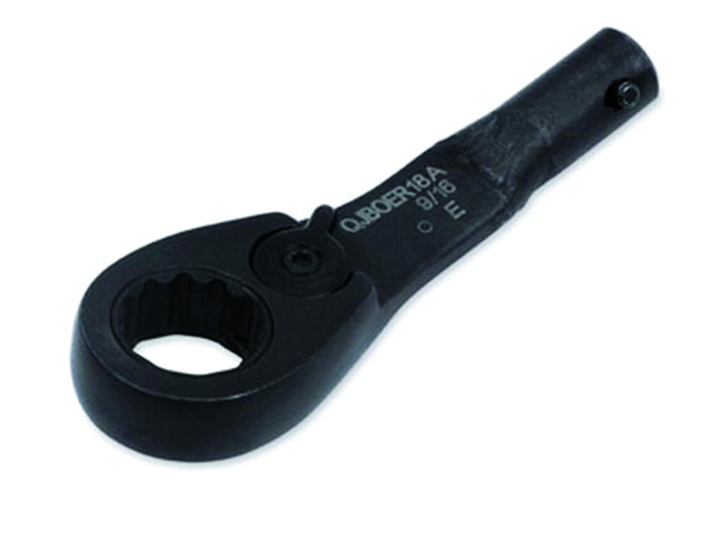9/16" Square Drive Ratchet Wrench Head, J-Shank