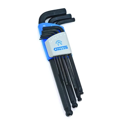 HEX KEY SET MAGNETIC BALL END MET 9pc*
