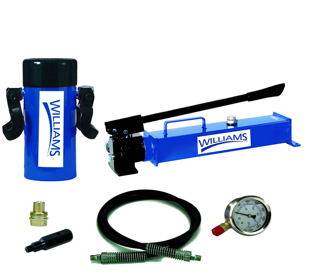 Hand Pump and 55 Ton Single Acting Hydraulic Cylinder Combinatio