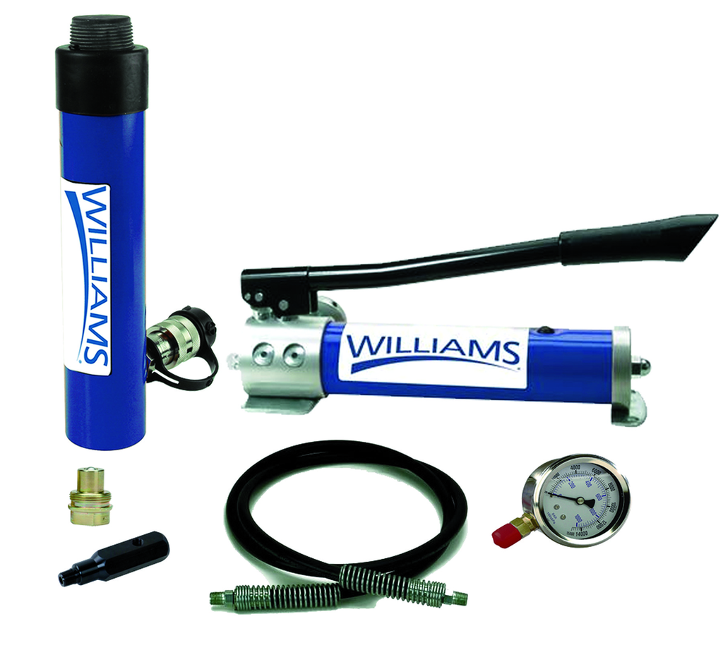 10 Ton, 6" Stroke Threaded Hole Cylinder And Two-Speed H And Pum