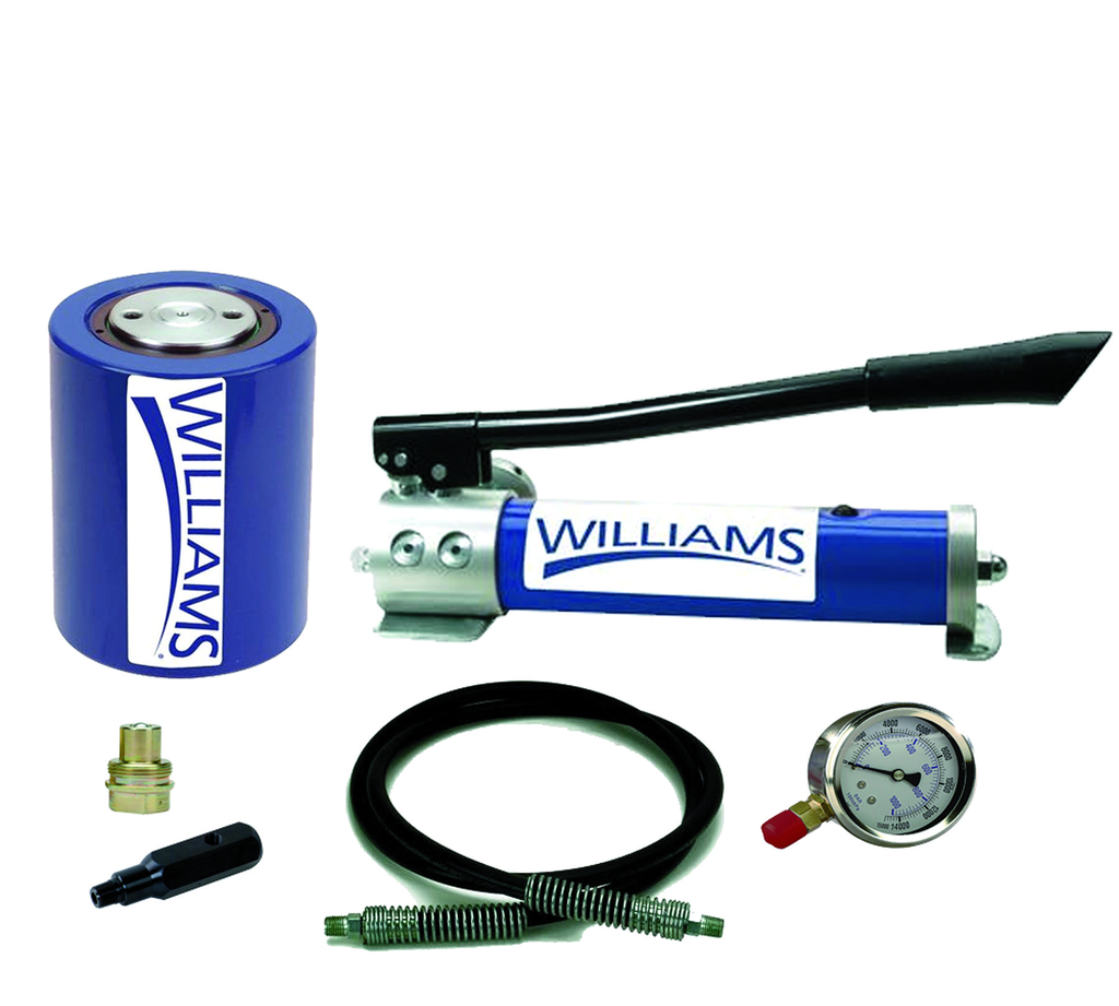 10 Ton, 1" Stroke Single Acting Low Profile Cylinder And Two-Spe