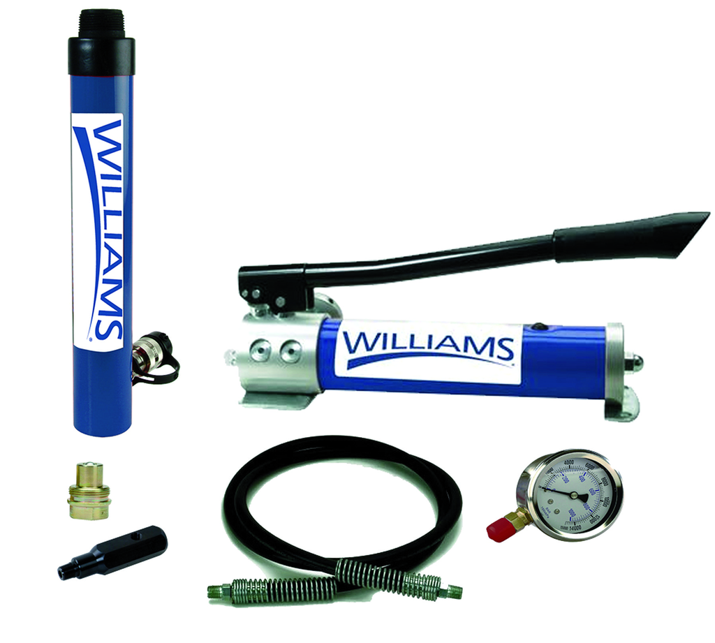 10 Ton, 10" Stroke Threaded Hole Cylinder And Two-Speed H And Pu