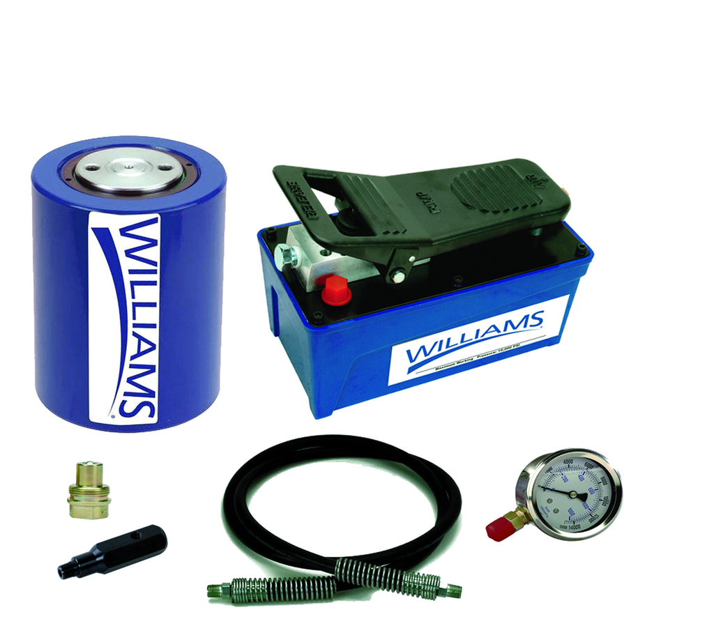 Air Pump and 20T Low Profile Hydraulic Cylinder Combination Set