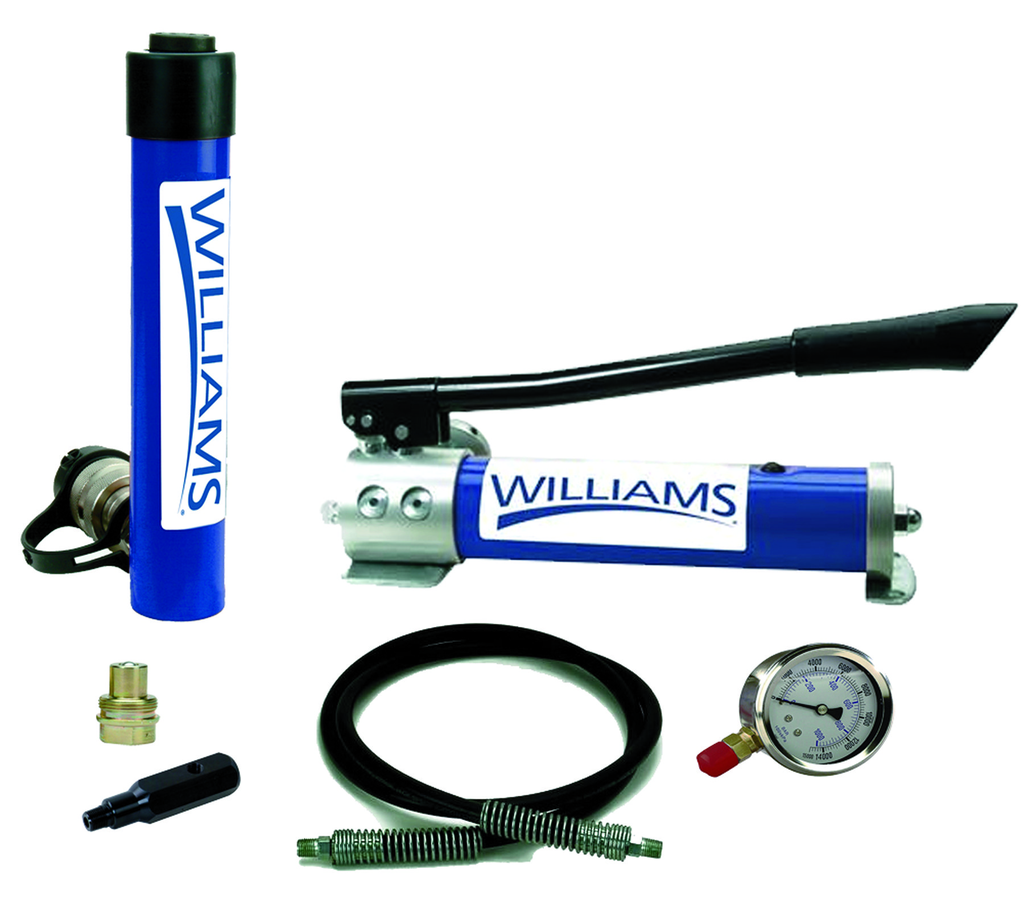 15 Ton, 6" Stroke Single Acting Cylinder And Two-Speed Hand And