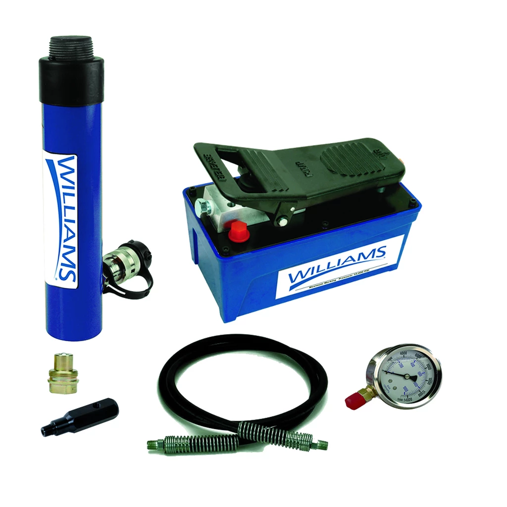 (image for) 10 Ton, 6" Stroke Threaded Hole Cylinder And Single Acting Air P