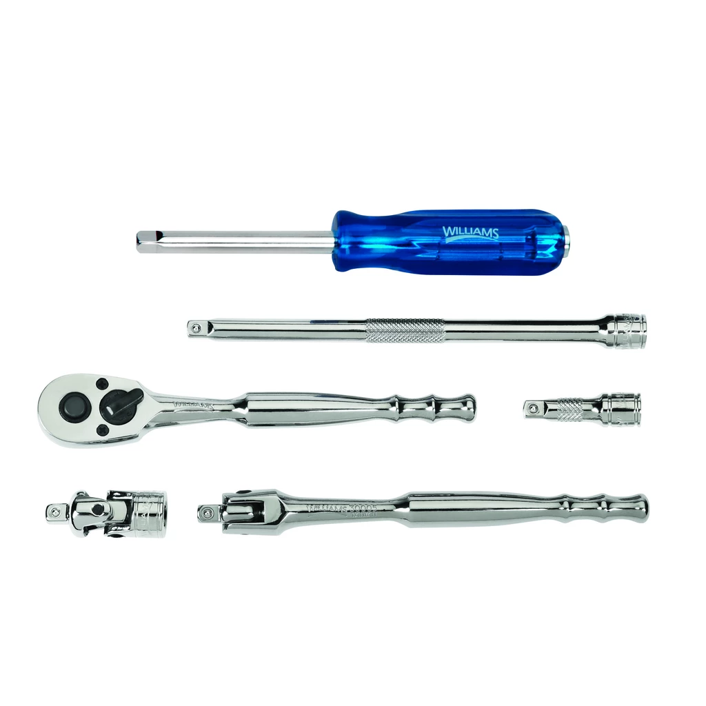 6 pc 1/4" Drive Ratchet and Drive Tool Set