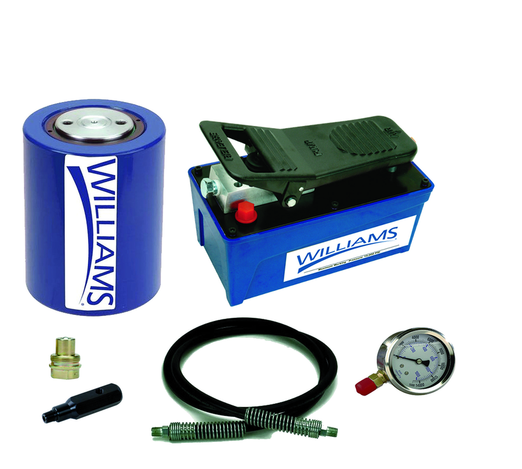10 Ton, 1" Stroke Single Acting Low Profile Cylinder And Single