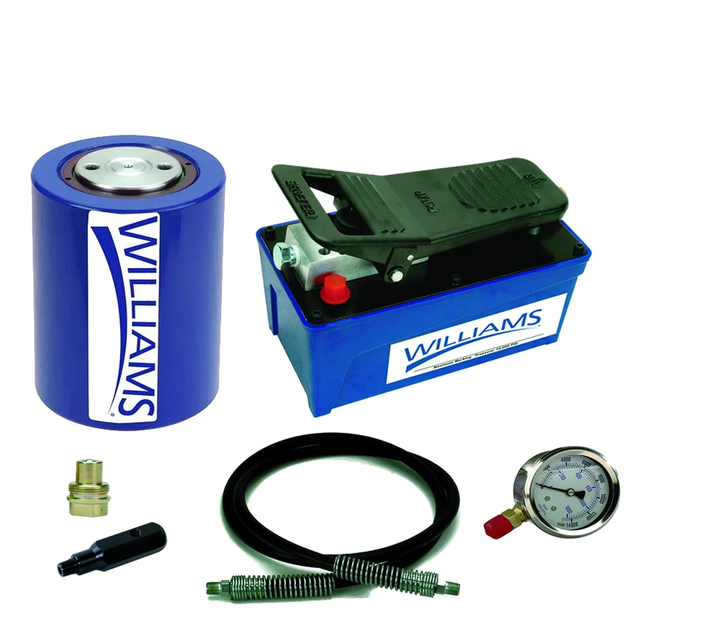 10 Ton, 1" Stroke Single Acting Low Profile Cylinder And Single