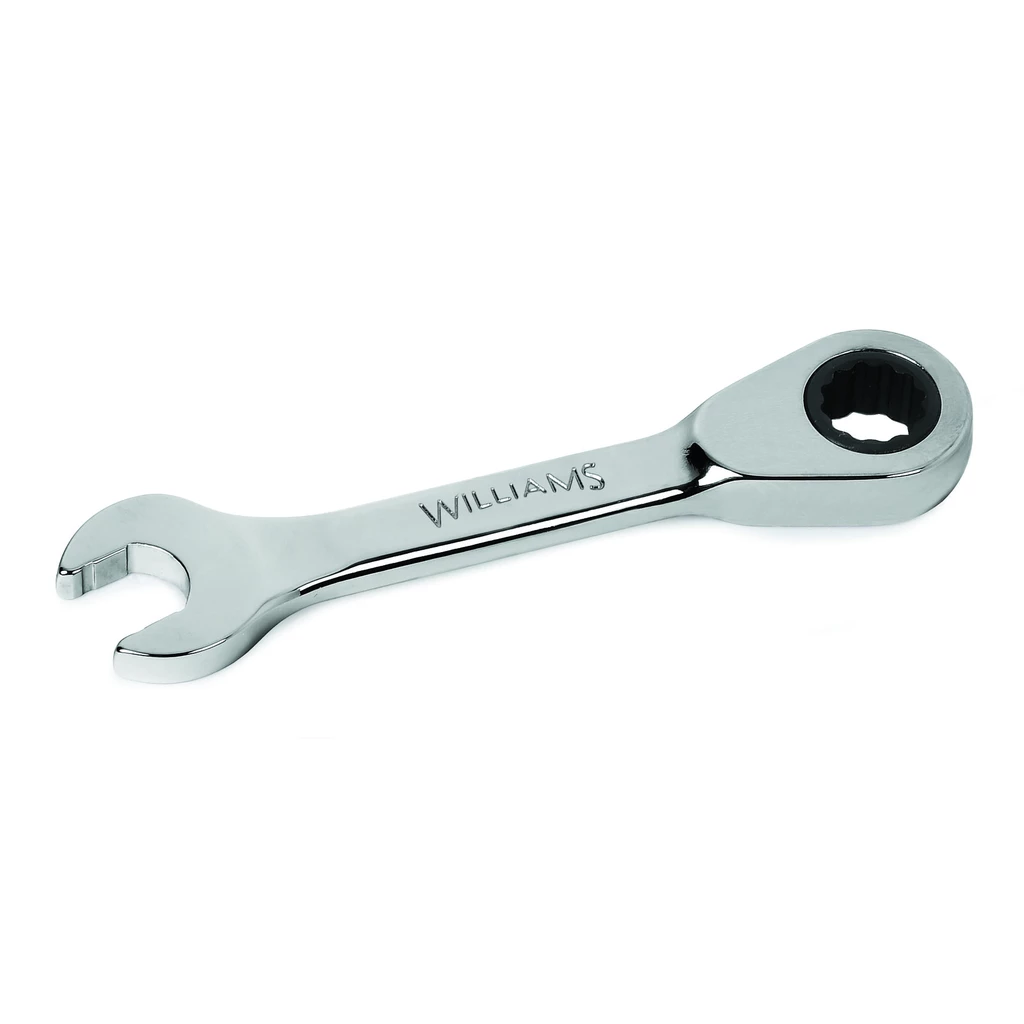 (image for) 3/4" 12-Point SAE Standard Ratcheting Stubby Combination Wrench