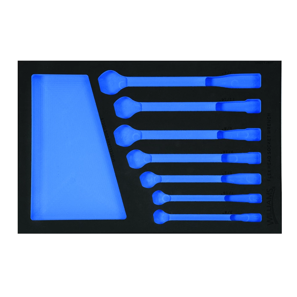 (image for) 1/3 Foam Drawer Inset Only for 7 pc Flex-Head Combination Wrench