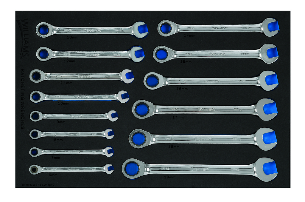 14 pc Metric Ratcheting Combination Wrench Set in ...