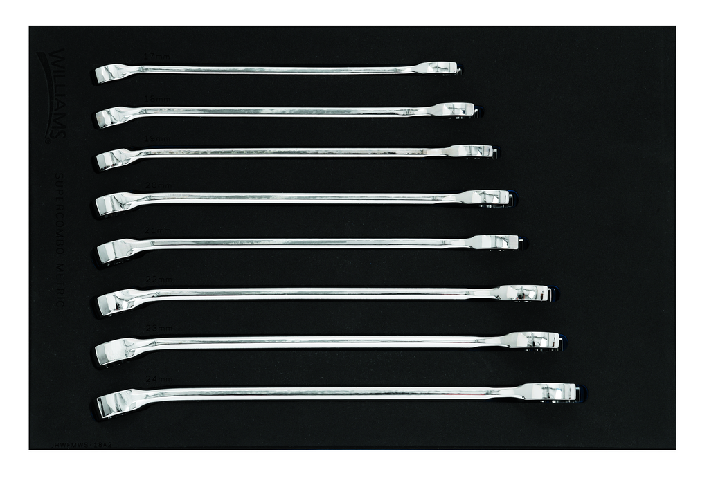 8 pc Metric 12-Point SUPERCOMBO(R) Combination Wrench Set in 1/3