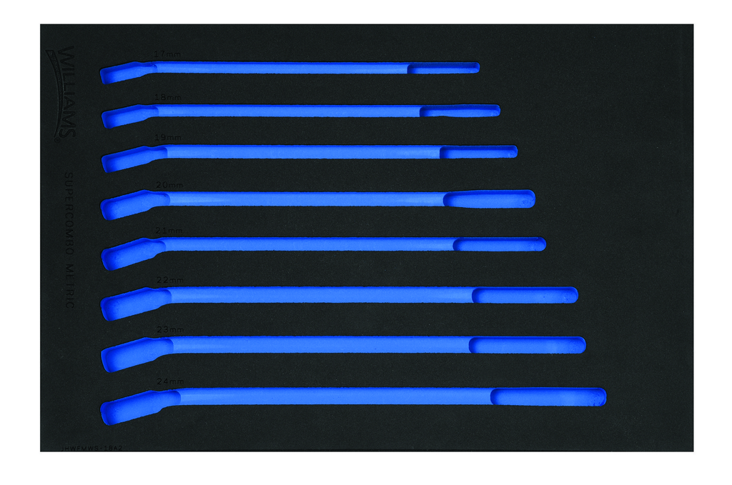 1/3 Foam Drawer Inset Only for 8 pc Metric 12-Point SUPERCOMBO(R
