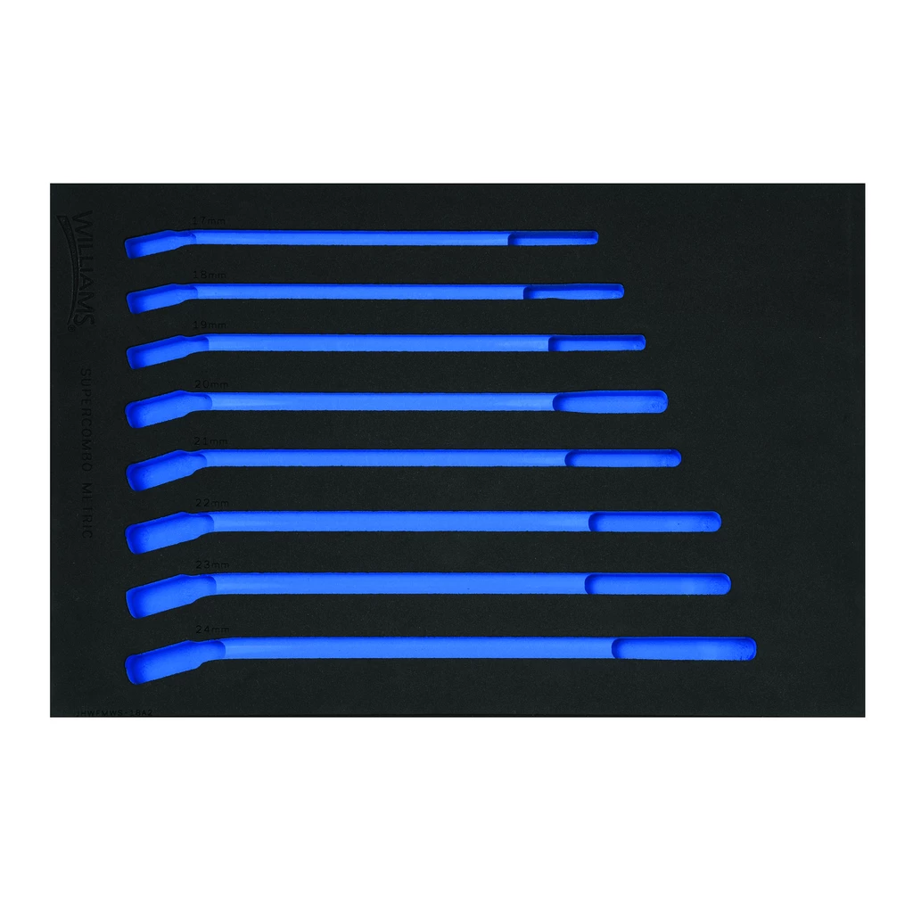 (image for) 1/3 Foam Drawer Inset Only for 8 pc Metric 12-Point SUPERCOMBO(R