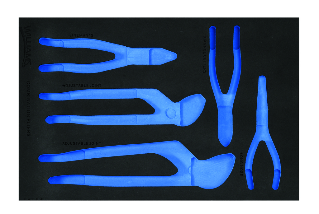 1/3 Foam Drawer Inset Only for 5 pc Cutting & Utility Plier Set