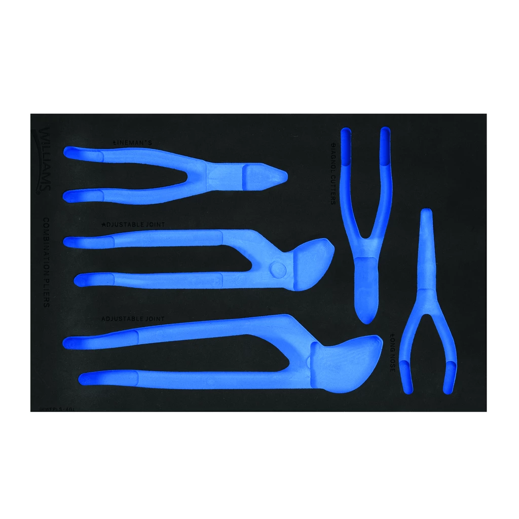 1/3 Foam Drawer Inset Only for 5 pc Cutting & Utility Plier Set