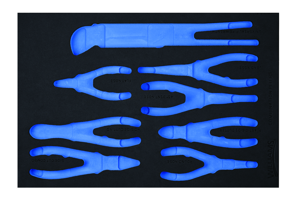 1/3 Foam Drawer Insert Only for 8 pc Combination Pliers Set