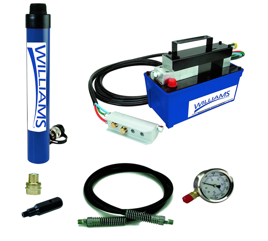 10 Ton, 10 in Stroke Single Acting Low Profile CylinderAnd with