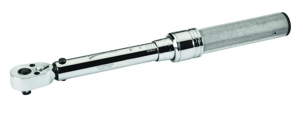 1/2" Drive Micrometer Adjustable Torque Wrench, Dual Scale (20-1
