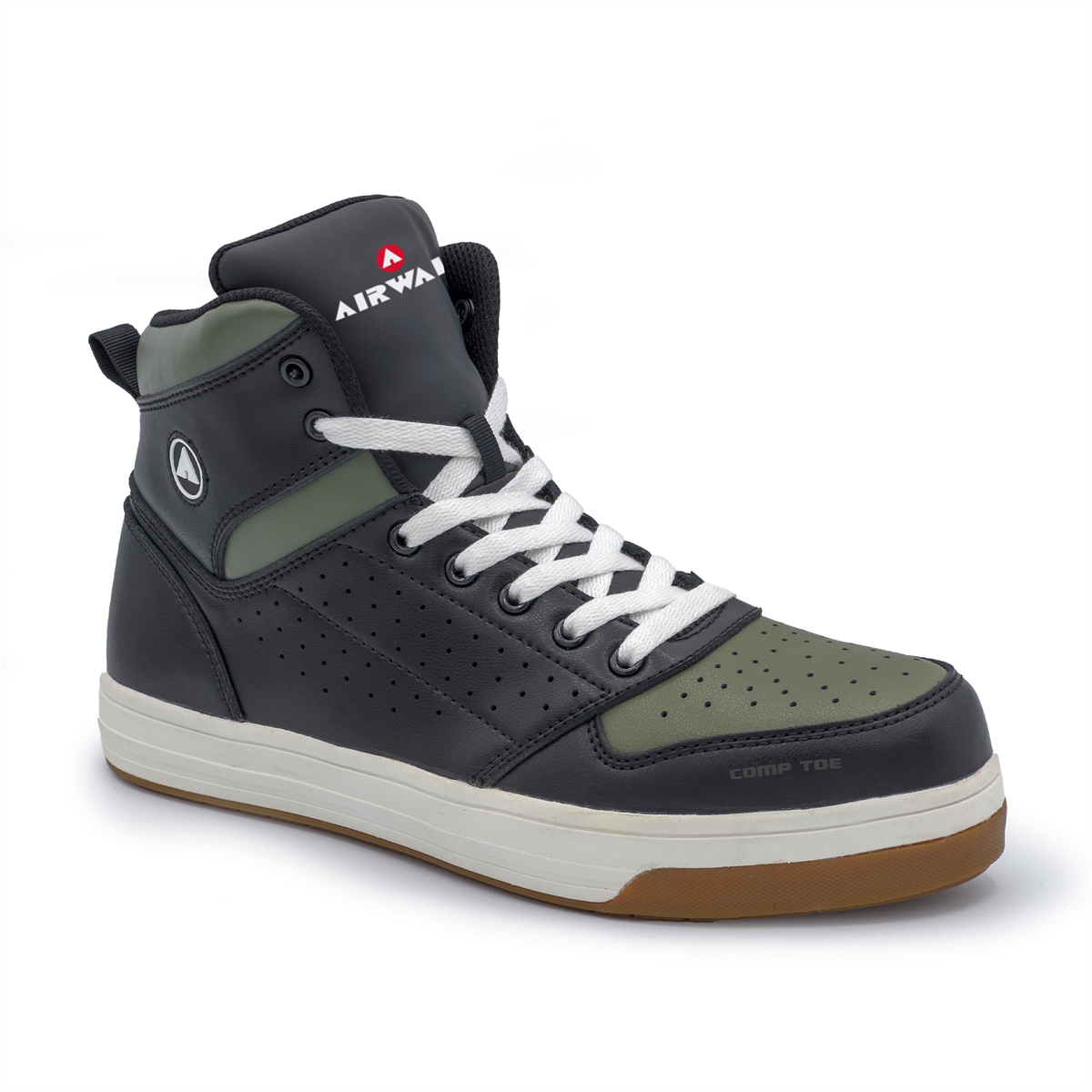 AIRWALK - ARENA MID Series - Men's Mid Top Shoe - CT|EH|SR - Bla