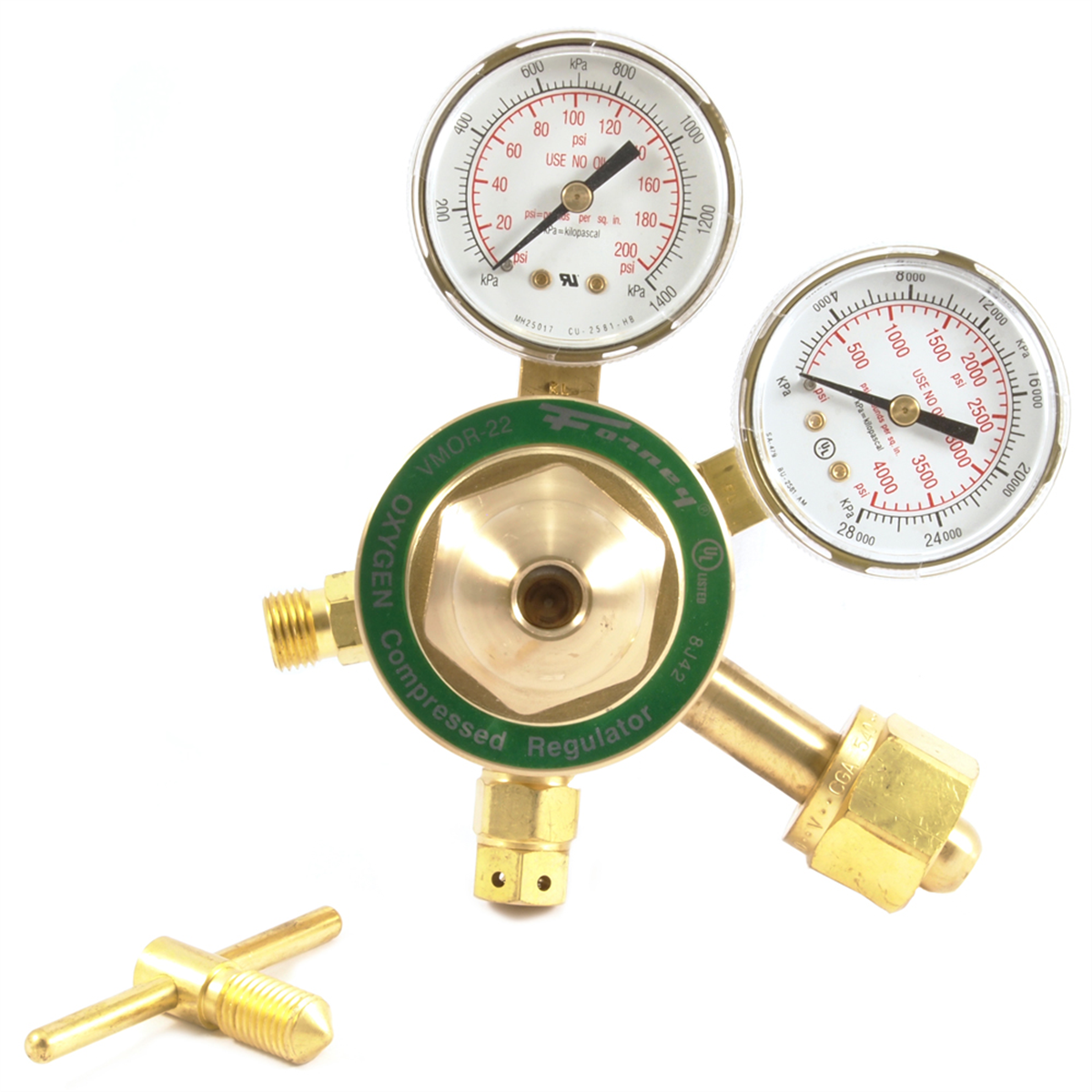 Forney Industries 250 Series Oxygen Regulator, 2 i...