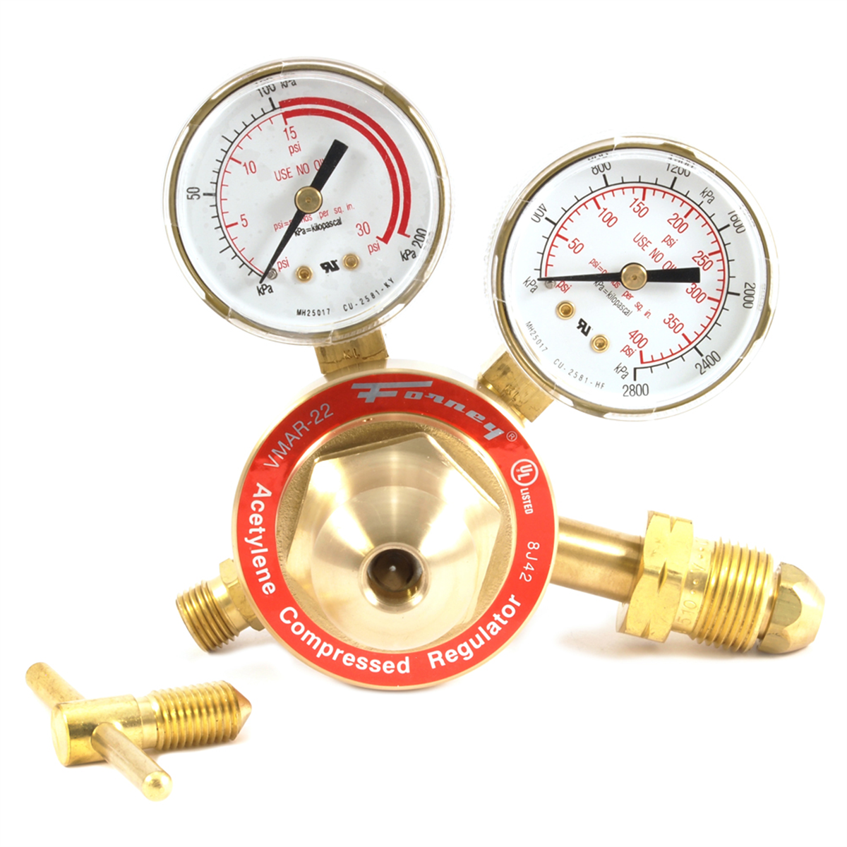 Forney Industries 250 Series Acetylene Regulator, ...