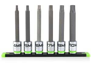 6 Piece 3/8" Dr Long Metric