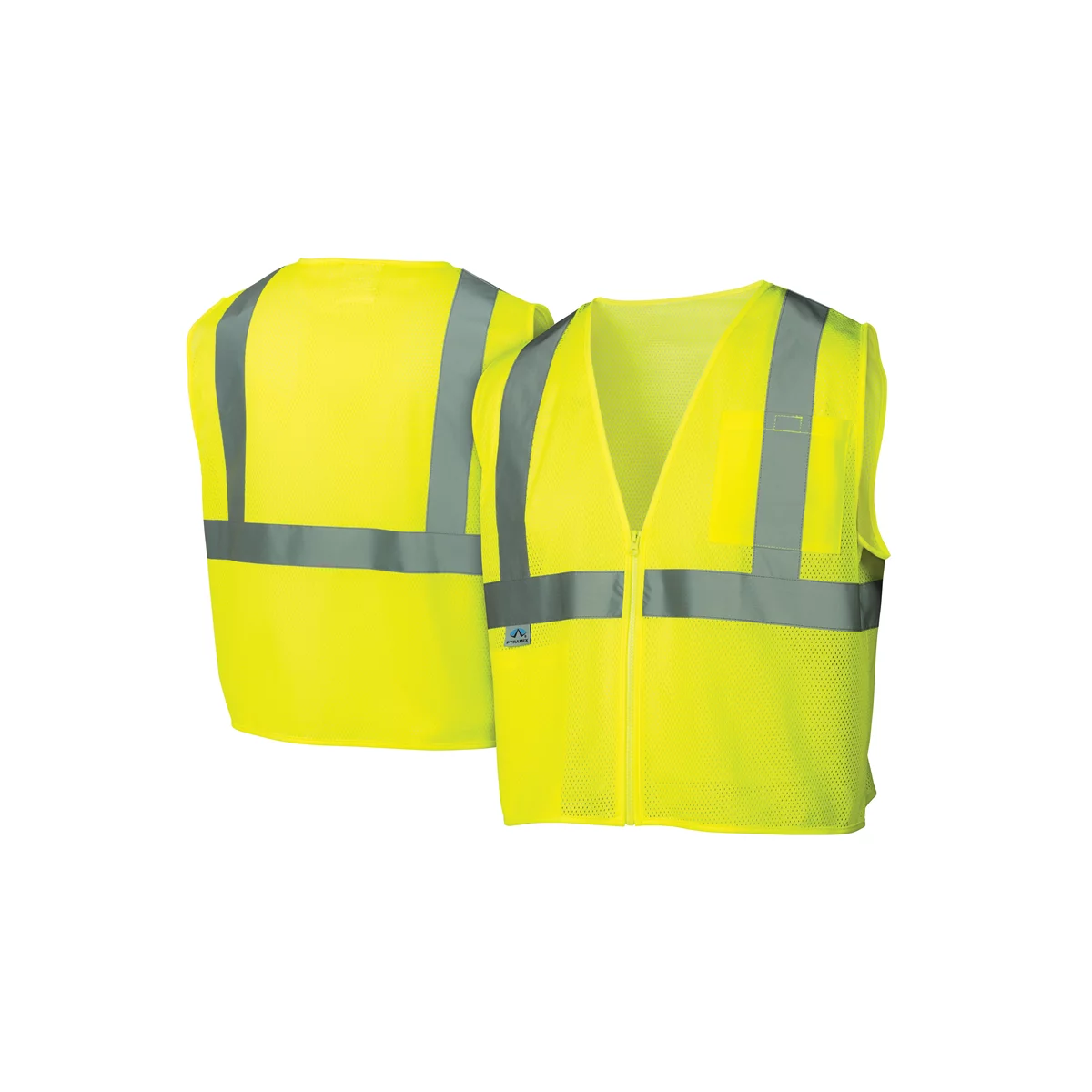 Pyramex Safety - Safety Vest - Hi-Vis Lime - Size Large