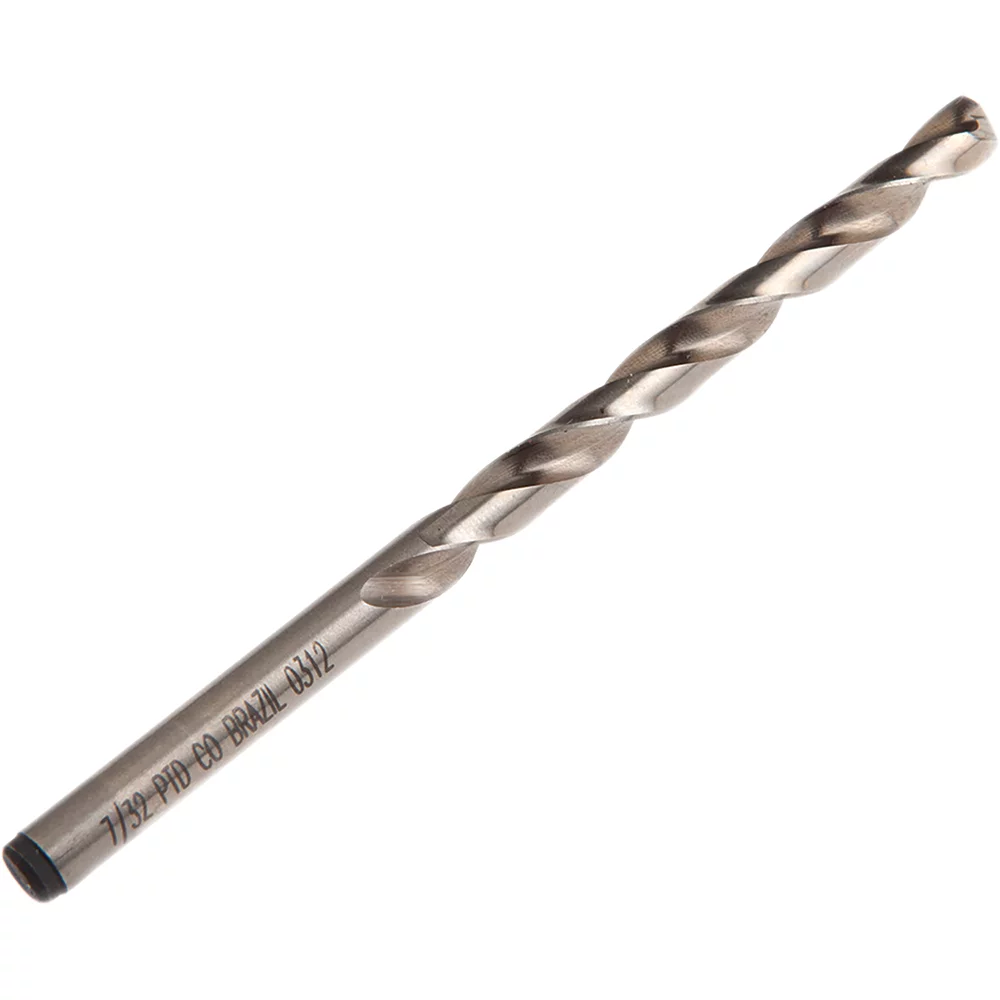 8 Percent Cobalt Drill Bit, 135 Degree Split Point, 7/32 in