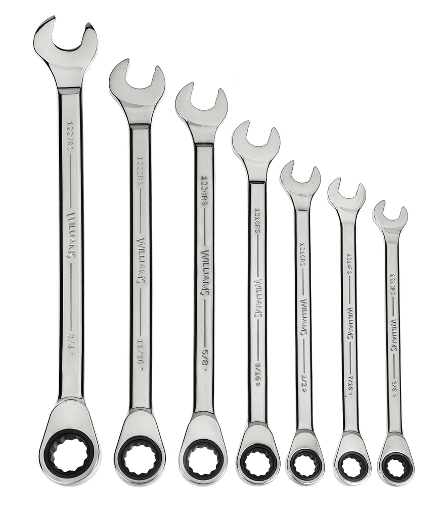7/16" 12-Point SAE Standard Ratcheting Combination...