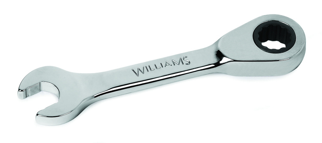 5/16" 12-Point SAE Standard Ratcheting Stubby Combination Wrench