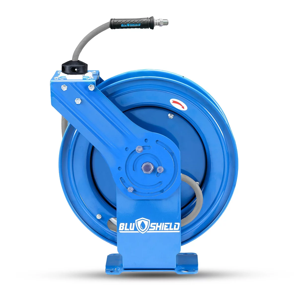 (image for) BluBird BluShield All-in-One Rubber Air Hose Reel 3/8" X 50(Dual