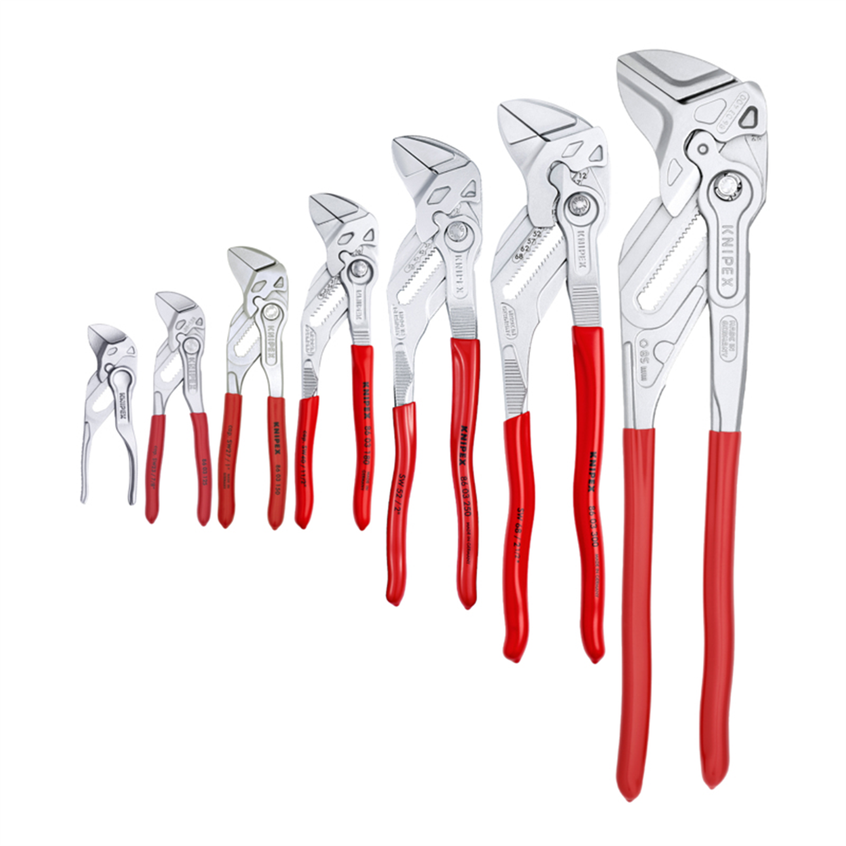 Knipex 7 PC Master Pliers Wrench Set