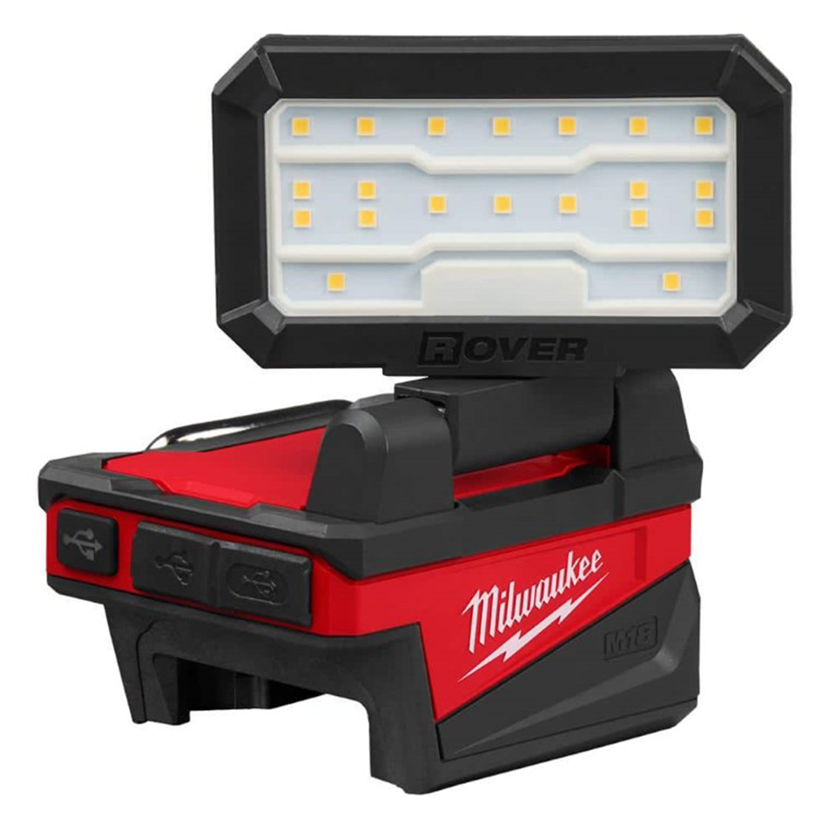 Milwaukee M18 ROVER Compact Folding Flood Light USB Charging