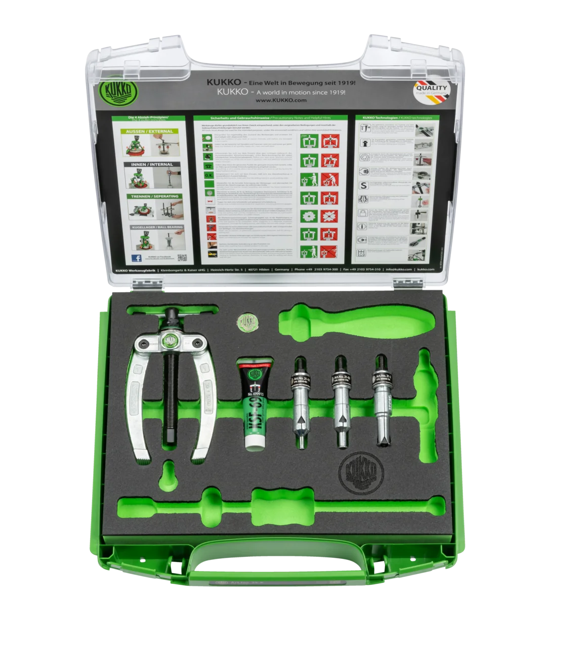 (image for) Ball Bearing Puller Set with Counter Stay ? 6-20 mm