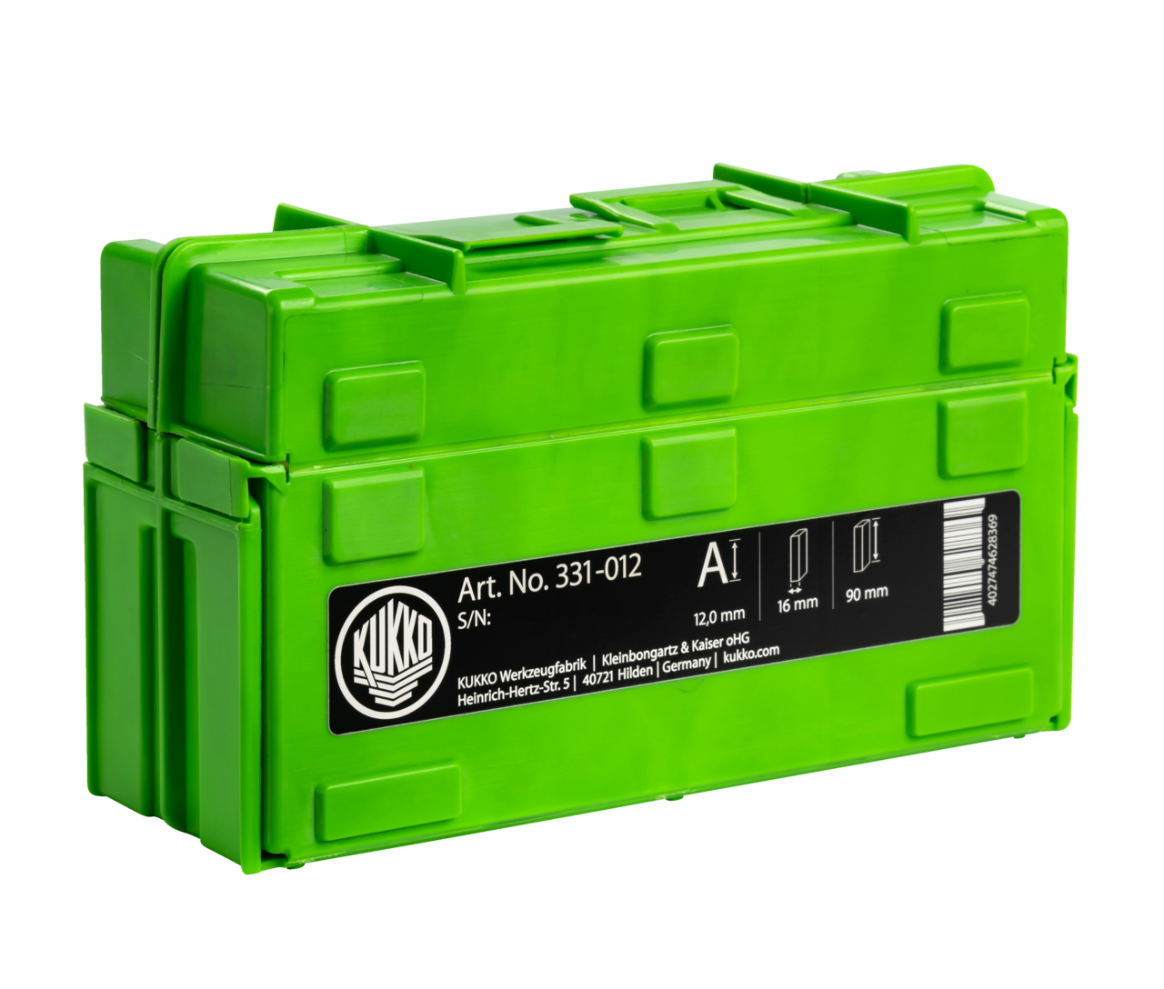 Impact letter set, extra heavy quality, impact hardened and temp