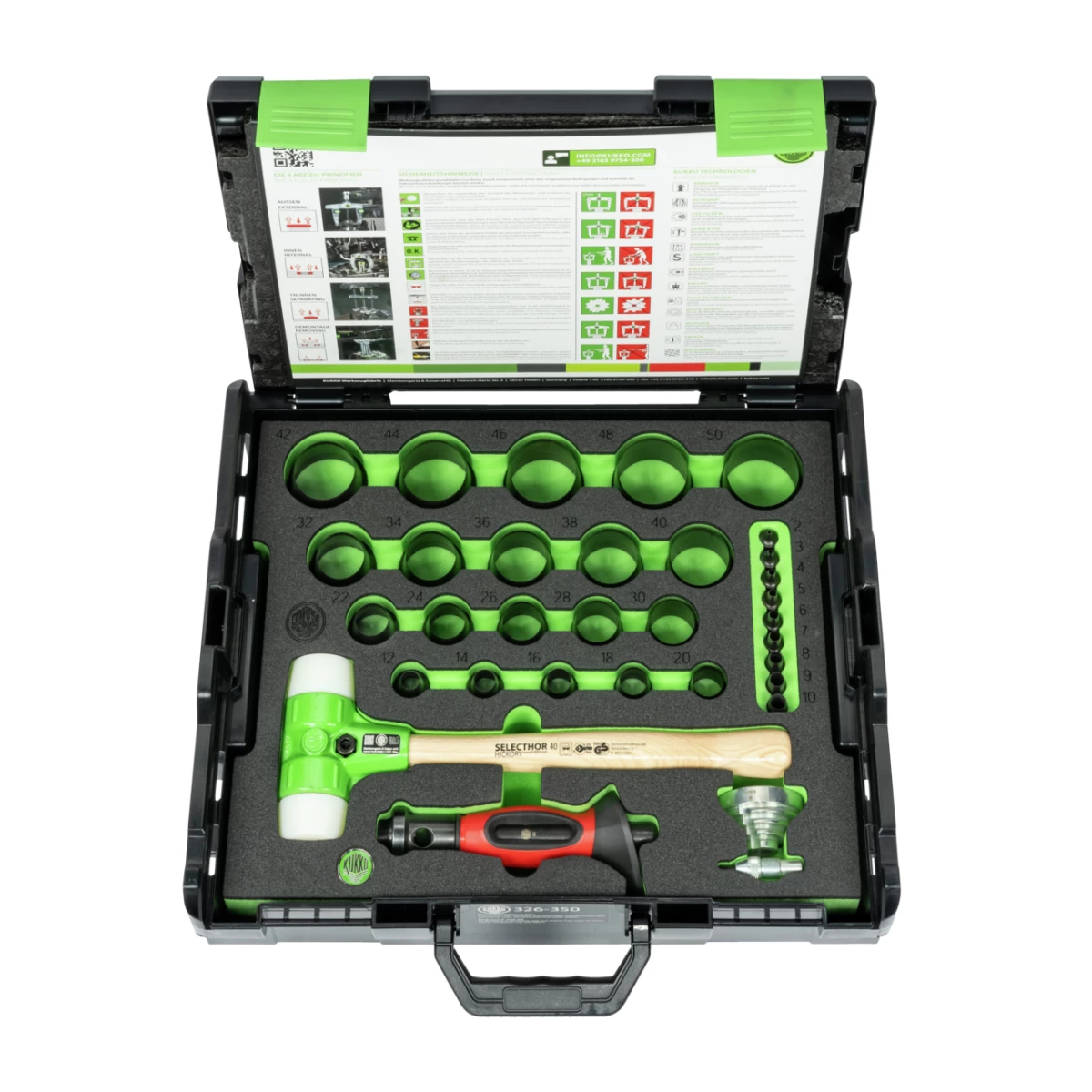 (image for) Ring Punch Tool Set, 33-piece, 2-50 mm