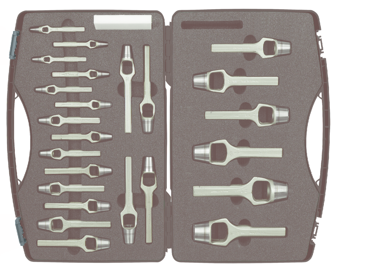 24-piece Henkellocheisen set ? {Total length of tools (set) [mm]