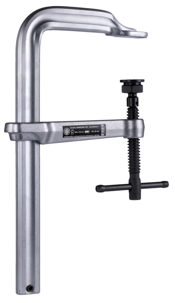 (image for) All steel construction clamps with toggle handle 600 x 175 mm