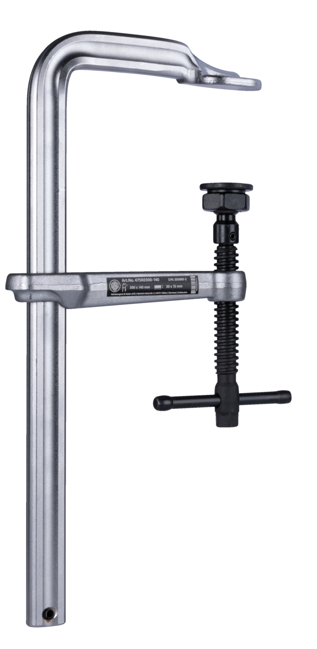 Heavy all steel locksmith clamps with toggle handle 300 x 140 mm