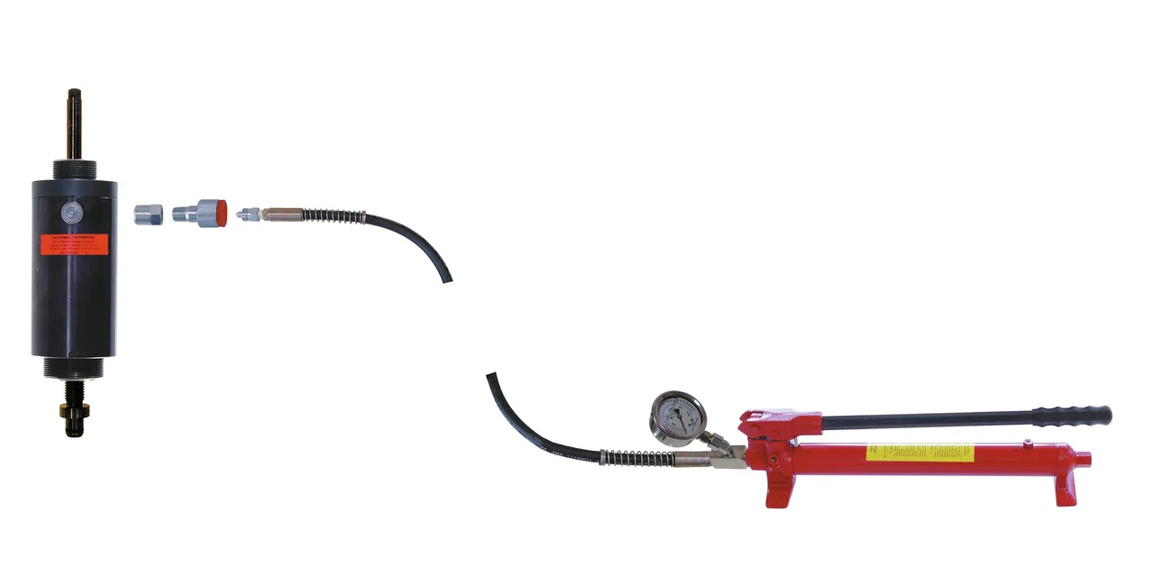 (image for) Hydraulic Hand Pump with Pressure Gauge, 10t