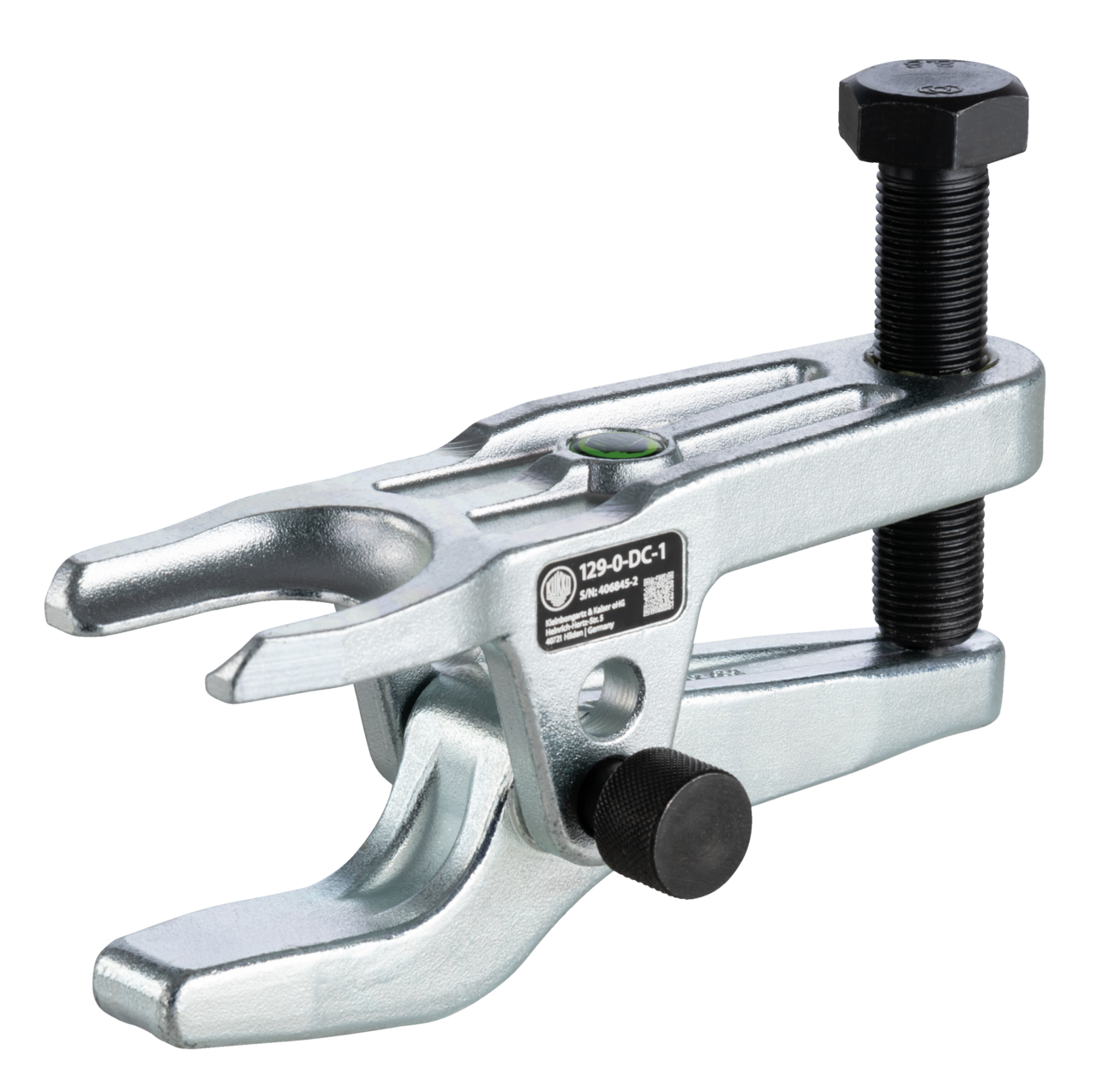 Ball joint extractor with lever transmission for passenger car