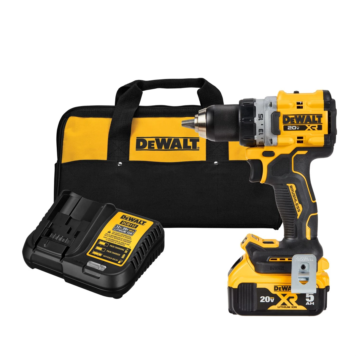 (image for) DeWalt 20V MAX XR Lithium-Ion Cordless Compact 1/2 in. Drill/Dri