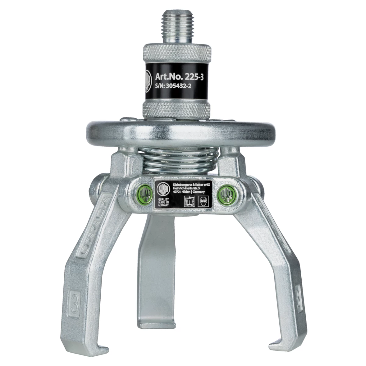(image for) 3-arm puller with self-centering puller legs